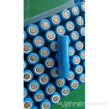 3.2v lifepo4 batería de litio 18650 1100 mah celda de batería